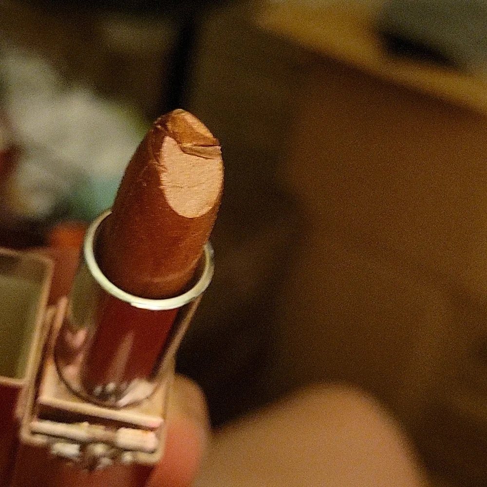 STARRY Brand Gold Csse w Popup Mirror Lipstick - Mauve #14